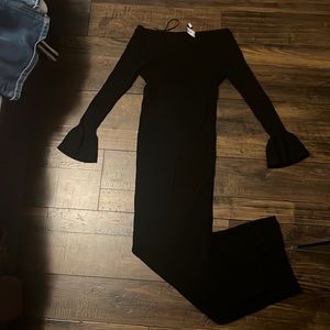 Zara Knit Off Shoulder Dress
